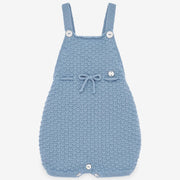 Paz Rodriguez Blue Knitted Short Dungarees - Dungaree