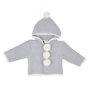 Paz Rodriguez Grey Knitted Jacket - Jacket