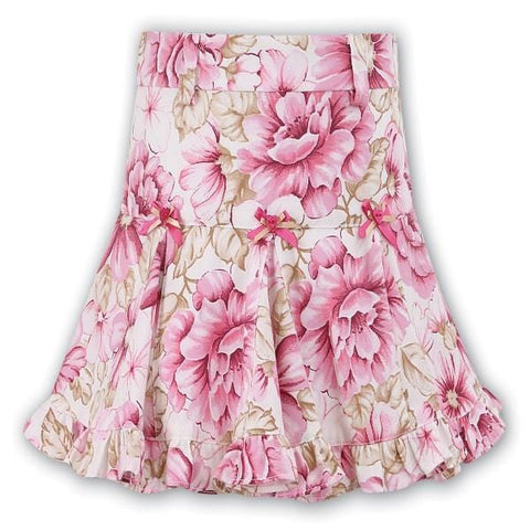 Sarah Louise Pink & Cream Skirt - Skirt