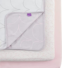 Snuz 3pc Crib Bedding Set - Wave Rose - Bedding