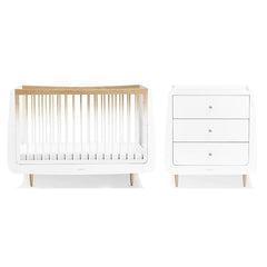 Snuz Nursery Furniture Ombre SnuzKot Skandi 2 Piece Nursery Furniture Set - Direct Delivery