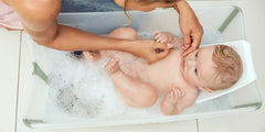 Stokke Baby Bath Transparent Green Stokke Flexi Bath Bundle with Heat Plug