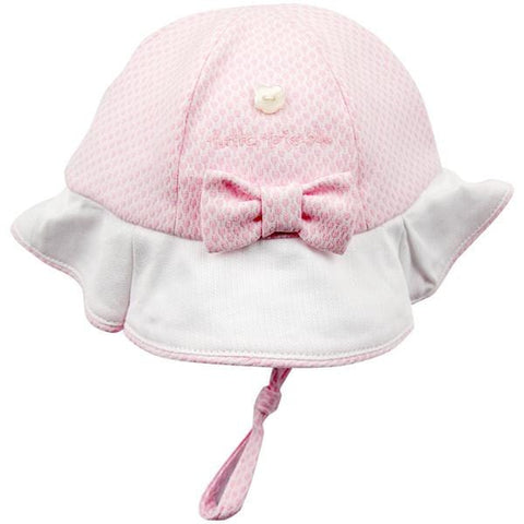 Tutto Piccolo Pink & White Sun Hat - Hat