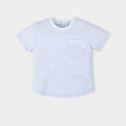 Tutto Piccolo Blue & White Two Piece Set - T-shirt