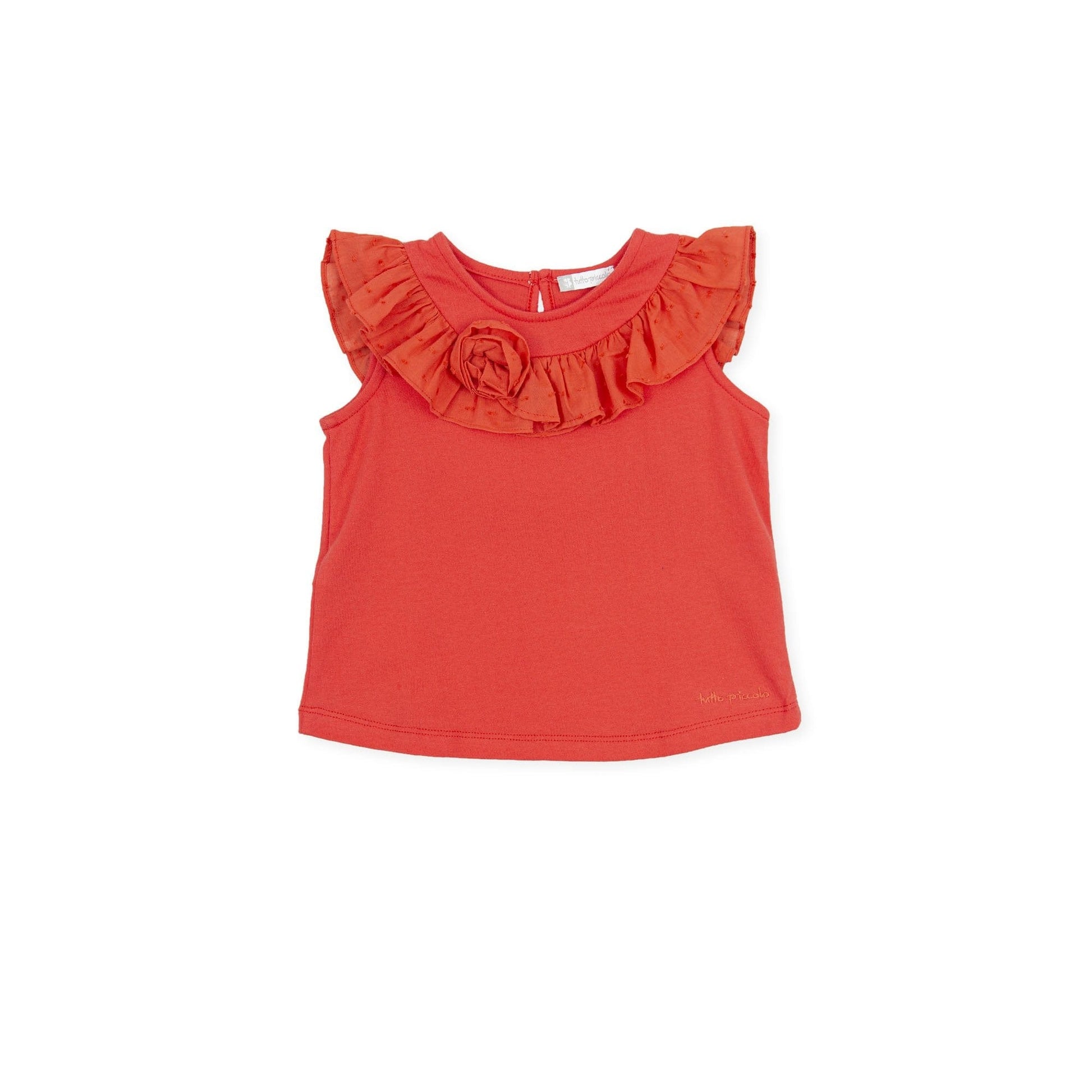 Tutto Piccolo Girls Coral Top - Top