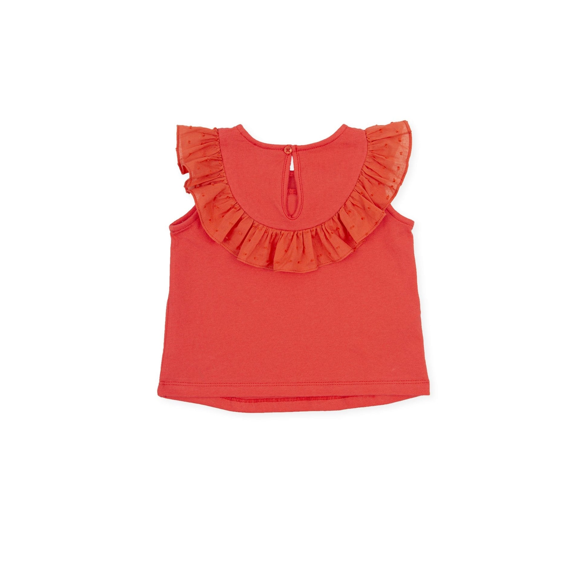 Tutto Piccolo Girls Coral Top - Top